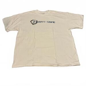 3 Laws Safe Graphic T-Shirt White XL iRobot Promo Tee